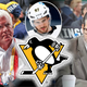 Brian Burke (left) and Ron Hextall are teaming up to wring whatever they can out of what’s left of Sidney Crosby’s (inset) career.